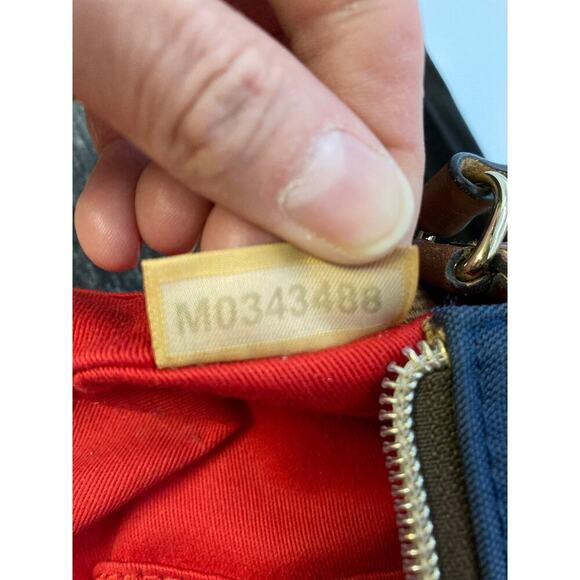 DOONEY & BOURKE SMALL NAVY CANVAS CROSSBODY BAG (ASIS) - Picture 15 of 15